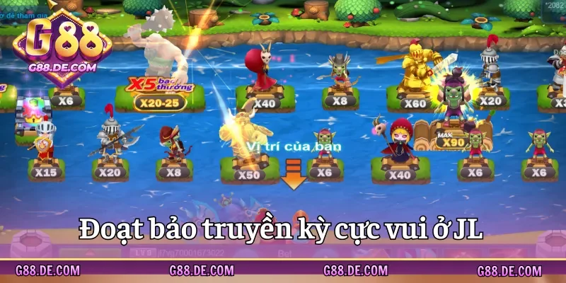 Đoạt bảo truyền kỳ cực vui tại JL bắn cá